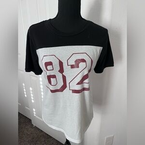 Forever 21 - Black & White “82” Graphic Tee